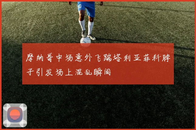 摩纳哥中场意外飞踹塔利亚菲科脖子引发场上混乱瞬间